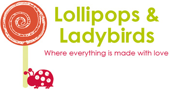 Lollipops and Ladybirds - Where everything is made with love - Logo